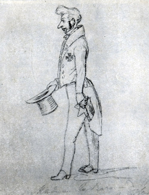 Длинноносый   мужчина   в   штатском.   Рисунок   Е.   Львовой. Карандаш (с. 28)