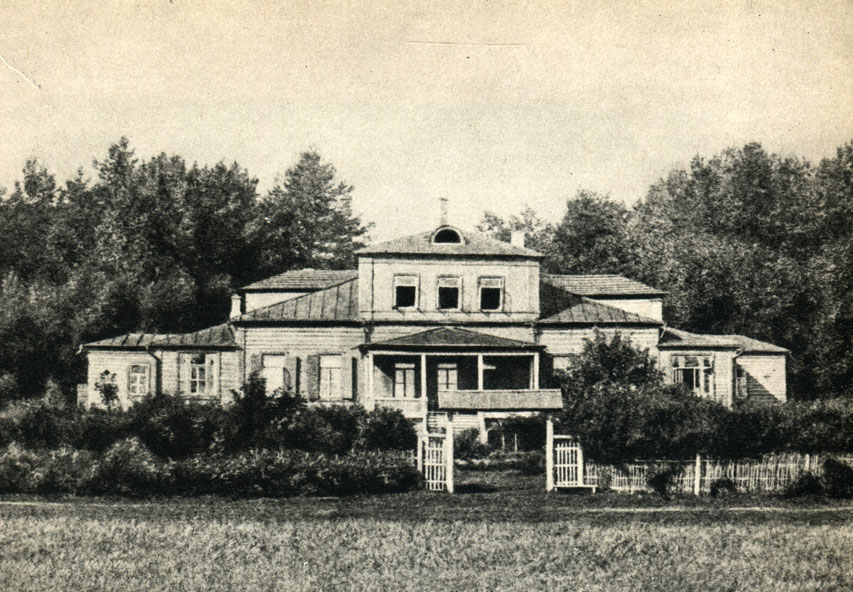 Старый дом в Большакове (не сохранился). С фотографии, принадлежащей Б.С. Земенкову